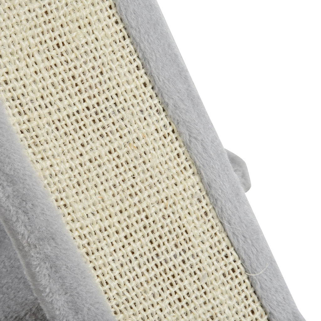 Albero per gatti con colonne di sisal ¨C zephmum ¨C grigio chiaro 83 cm