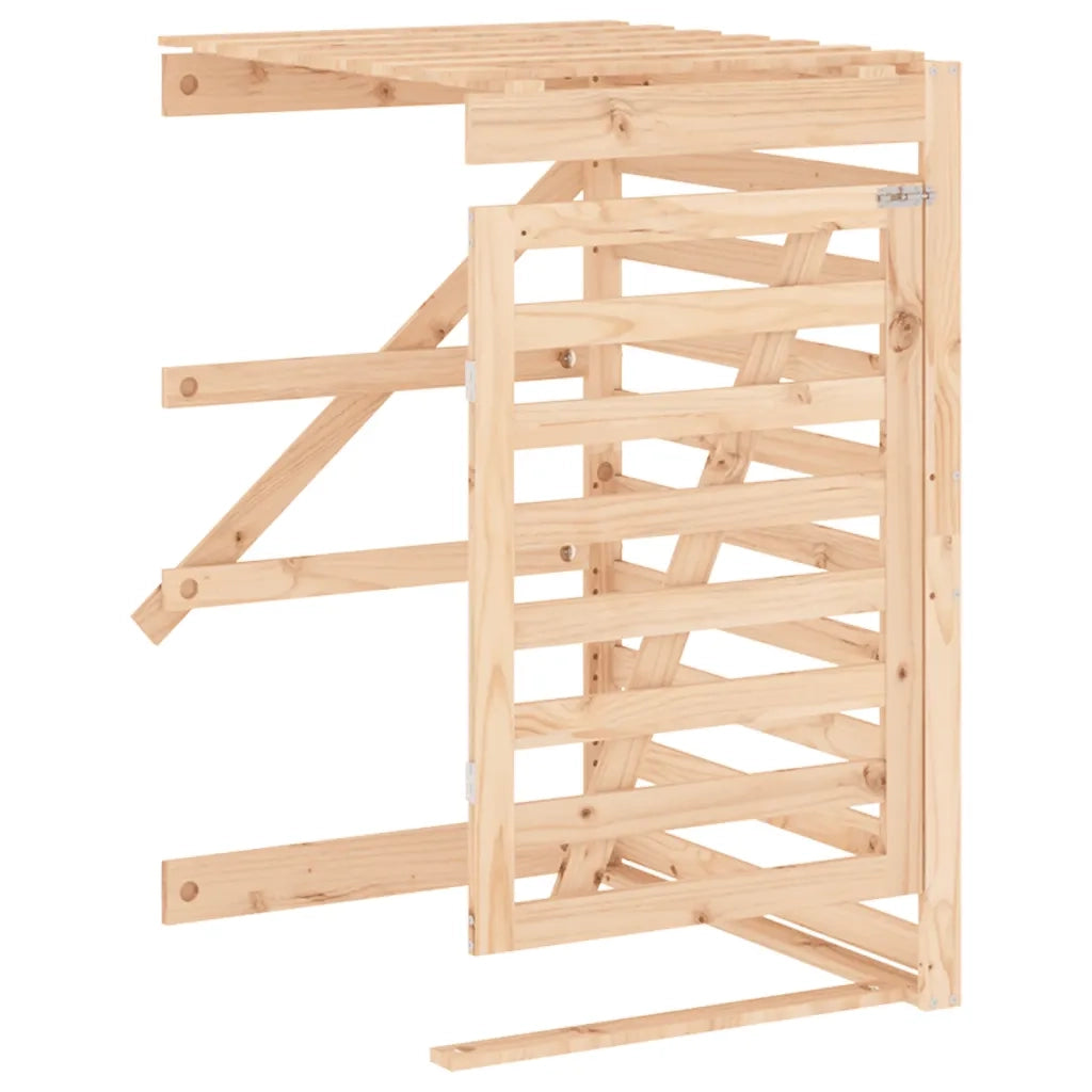 Copribidone Doppio in Legno Massello di Pino 3157685
