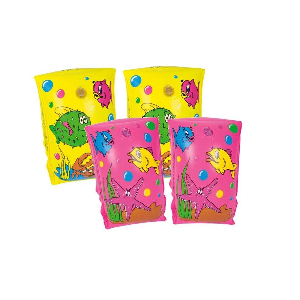 Trade Shop - Coppia Braccioli Mare Piscina Bracciolo Nuoto Per Bambini 25 X 15 Cm Vari Colori -