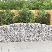 Cesti Gabbioni ad Arco 9 pz 400x50x80/100 cm Ferro Zincato 3145950