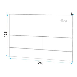 Telaio Wc Da Incasso K011a-q Rea T Brush Steel
