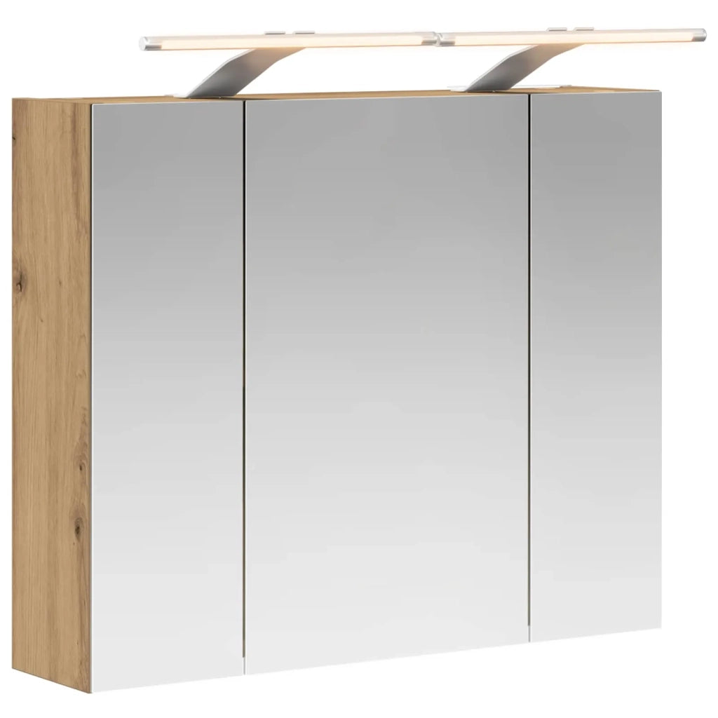 Mobiletto per specchio da bagno Rovere Artigianale