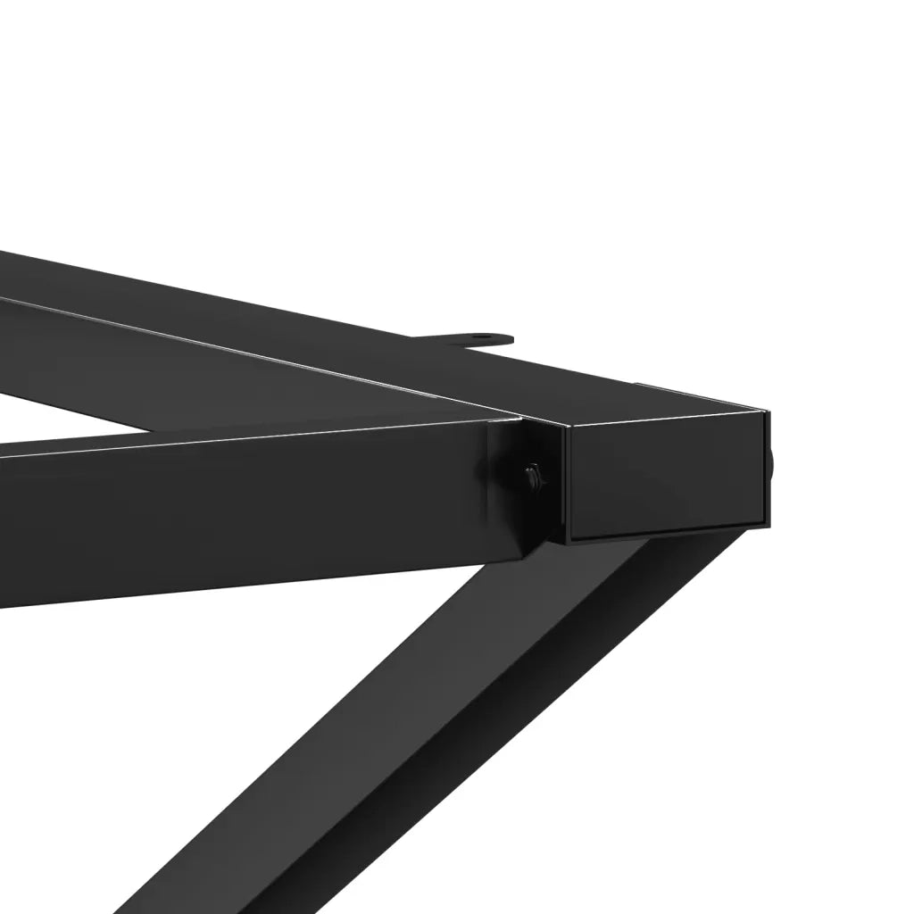 Telaio Gambe a X per Tavolo da Pranzo 40x40x73 cm in Acciaio
