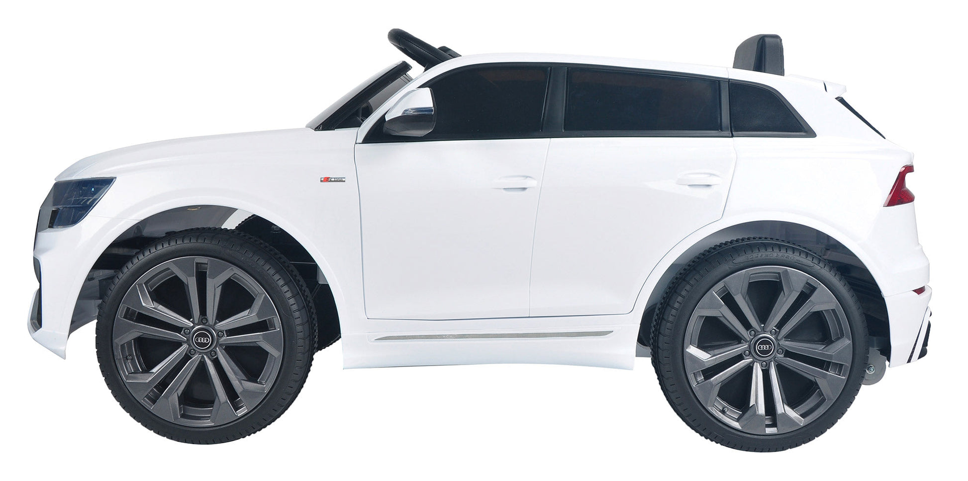Macchina Elettrica per Bambini 12V con Licenza Audi Q8 Bianca