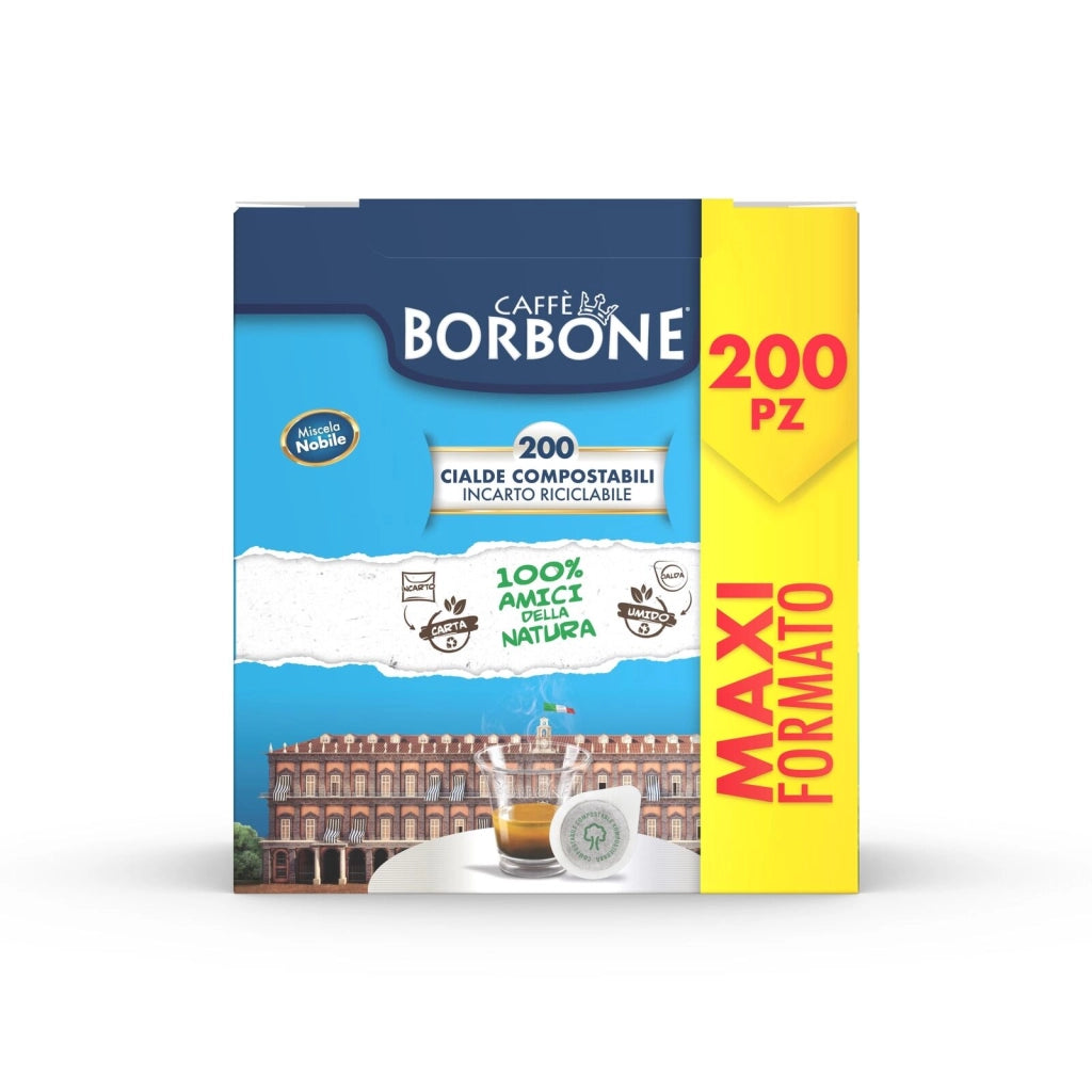 Caffè Borbone 44BBLUNOBILE200PZ capsula e cialda da caffè Cialde caffè 200 pz