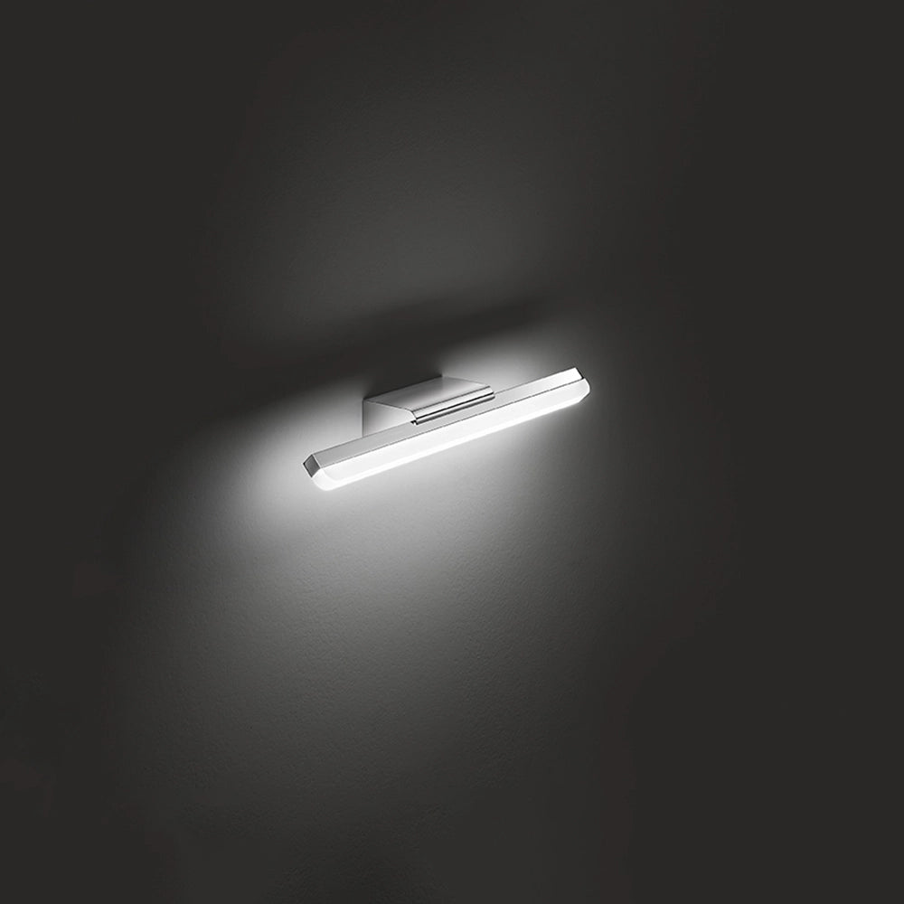 Applique Contemporanea Bold Metallo Cromo Acrilico Led 10W 4000K