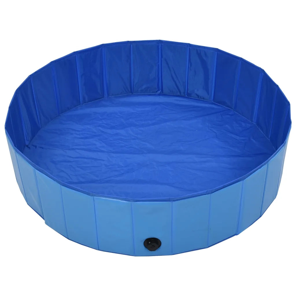 Piscina per Cani Pieghevole Blu 120x30 cm in PVC cod mxl 76940