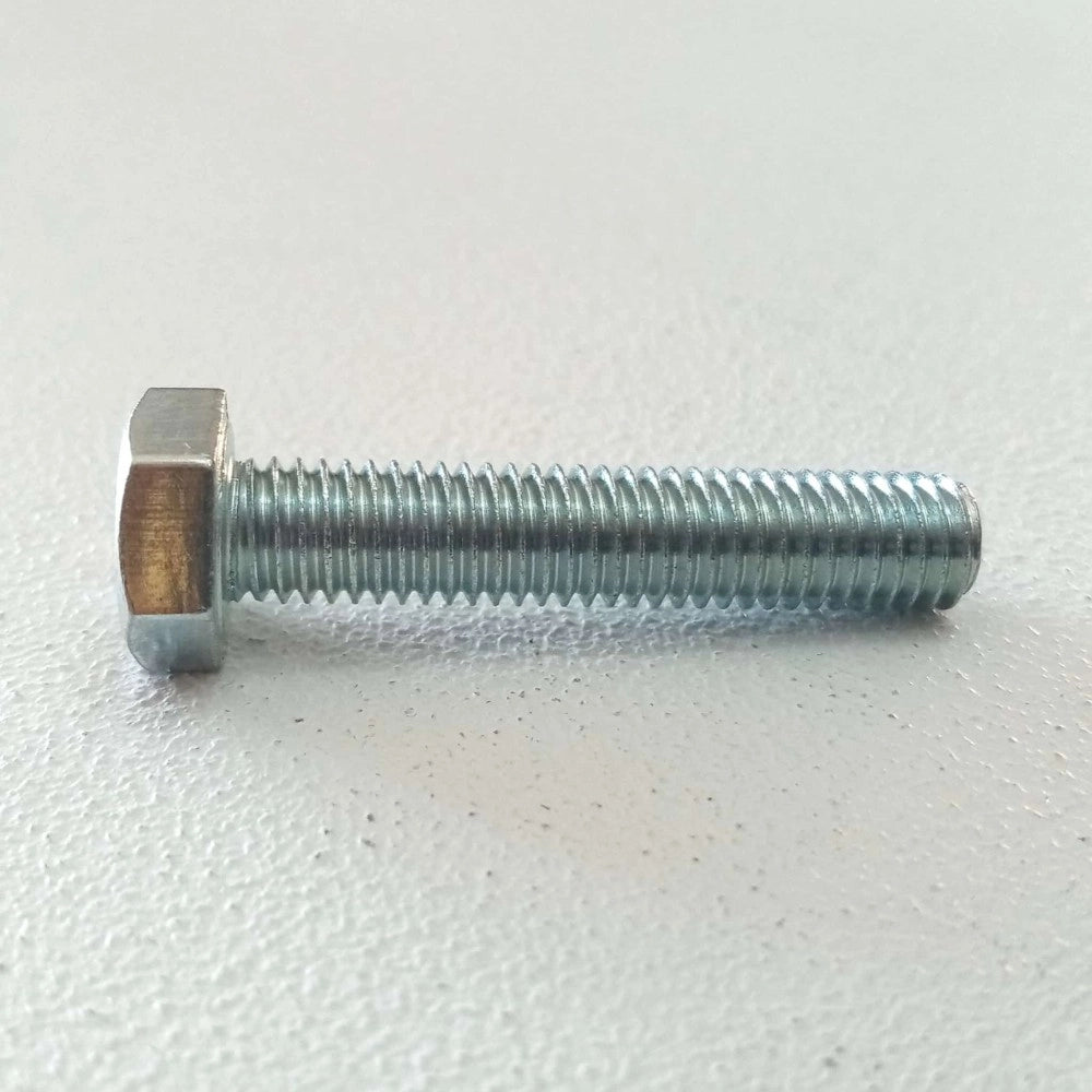 Vite metallica zincata 10x30mm - 10pz chiave 17 testa esagonale tutta filettata
