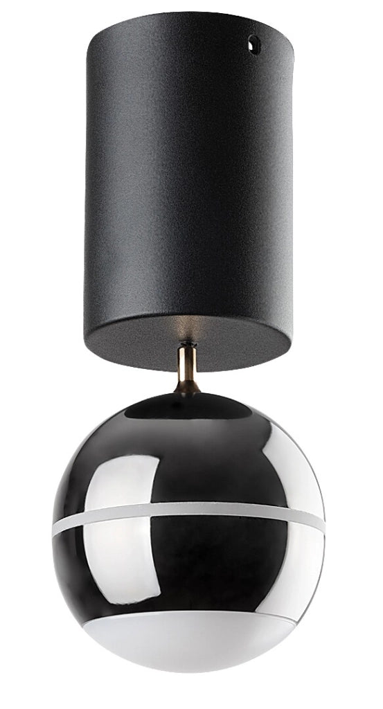 Lampada a sospensione moderna nera sfera LED 6W Maelo Rabalux