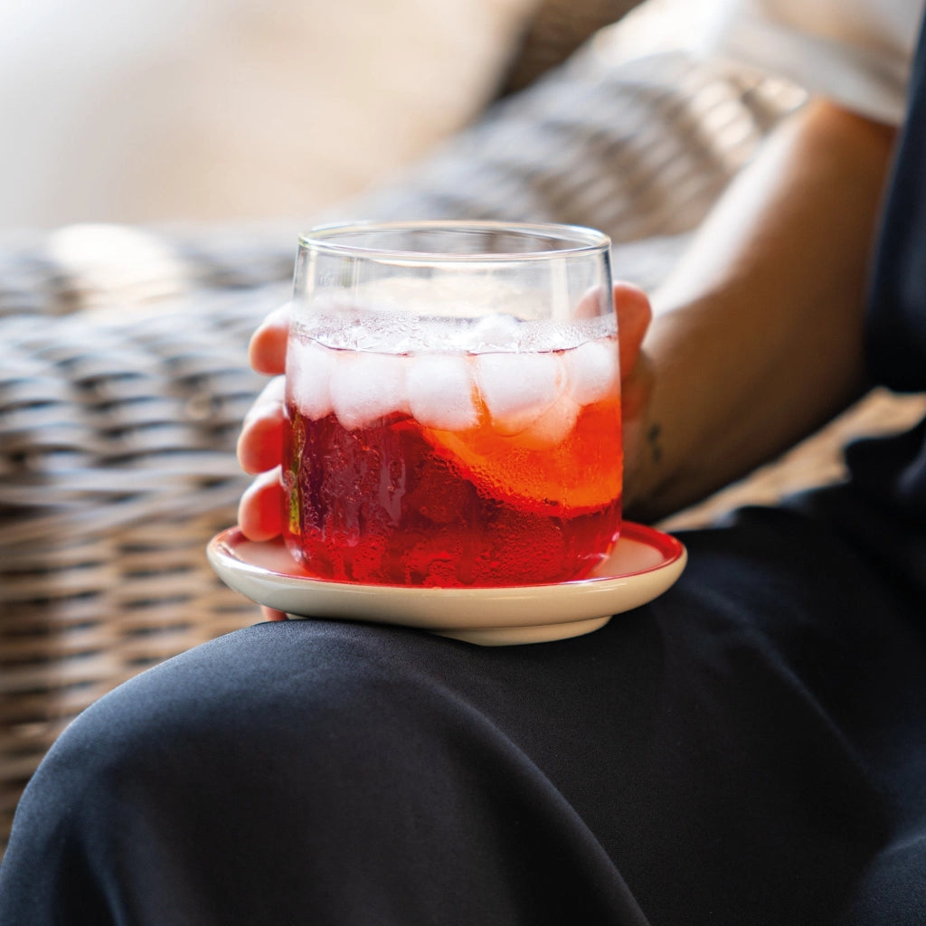 Zafferano Set 6 Bicchieri No Bilia Tumbler in vetro borosilicato soffiato a mano, design elegante e resistente, colore trasparente, ideale per tavola