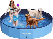 Piscina per Cani Opzionabile - Piscina per Cani Grande - Portatile - Materiale PP Sviluppato - Per Interno e Esterno - Grande Piscina per Bambini - Con Patch di Riparazione