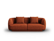 Cosmopolitan Design - Divano "Tulum" 2 posti in ciniglia terracotta 