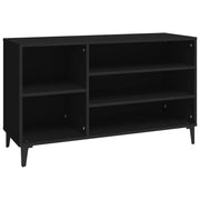 Scarpiera | Mobile per scarpe Nera 102x36x60 cm in Legno Multistrato