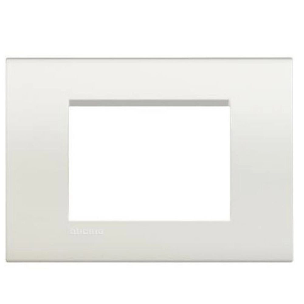 Bticino 4 pezzi placca 3 posti bianca living light lna4803bi in tecnopolimero