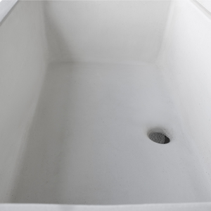 Pilozza lavabo bianca serie romantica cemento calcestruzzo 90 x 50 x h.28 cm