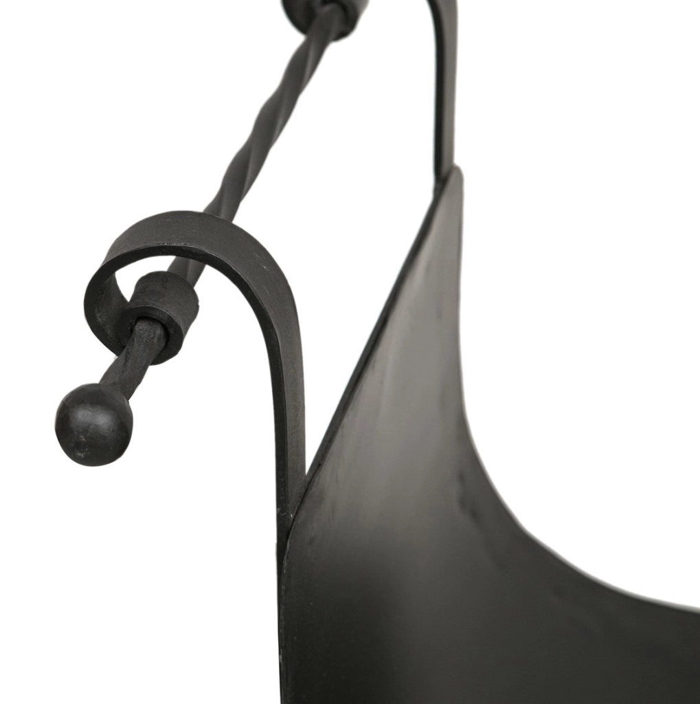Biscottini PORTARIVISTE IN FERRO BATTUTO FINITURA NERA L45XPR44XH38 CM dimensioni Offerta