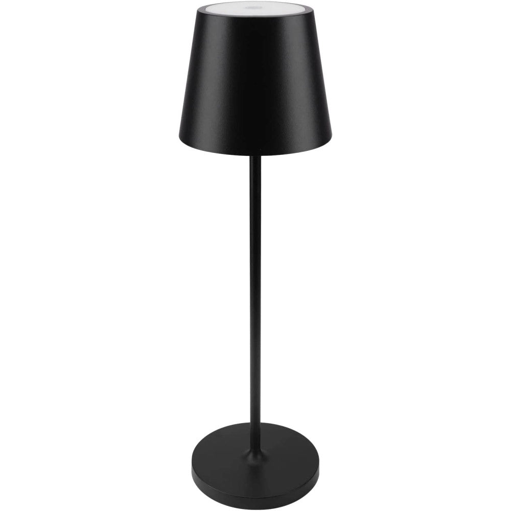 Trade Shop - Lampada Da Tavolo A Led Con Batteria Ricaricabile Touch Dimmerabile 3 Colori Bar -