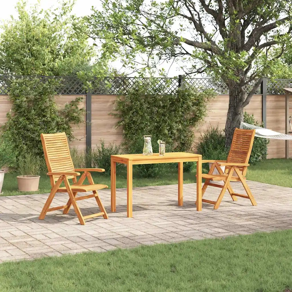 Set da Pranzo per Giardino 3 pcs Marrone 3375623