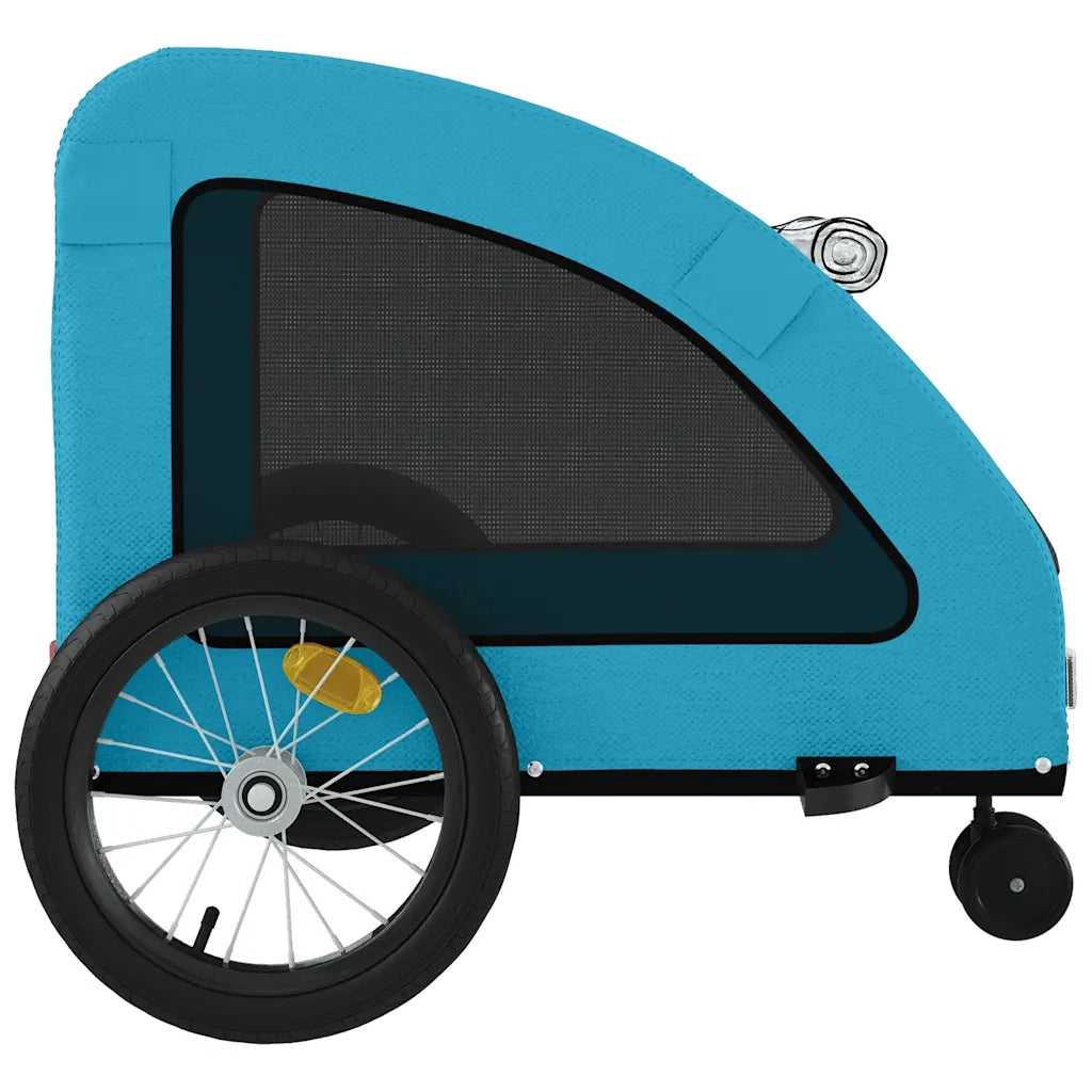 Rimorchio da Bici per Animali Blu Oxford e Ferro CFW8833976