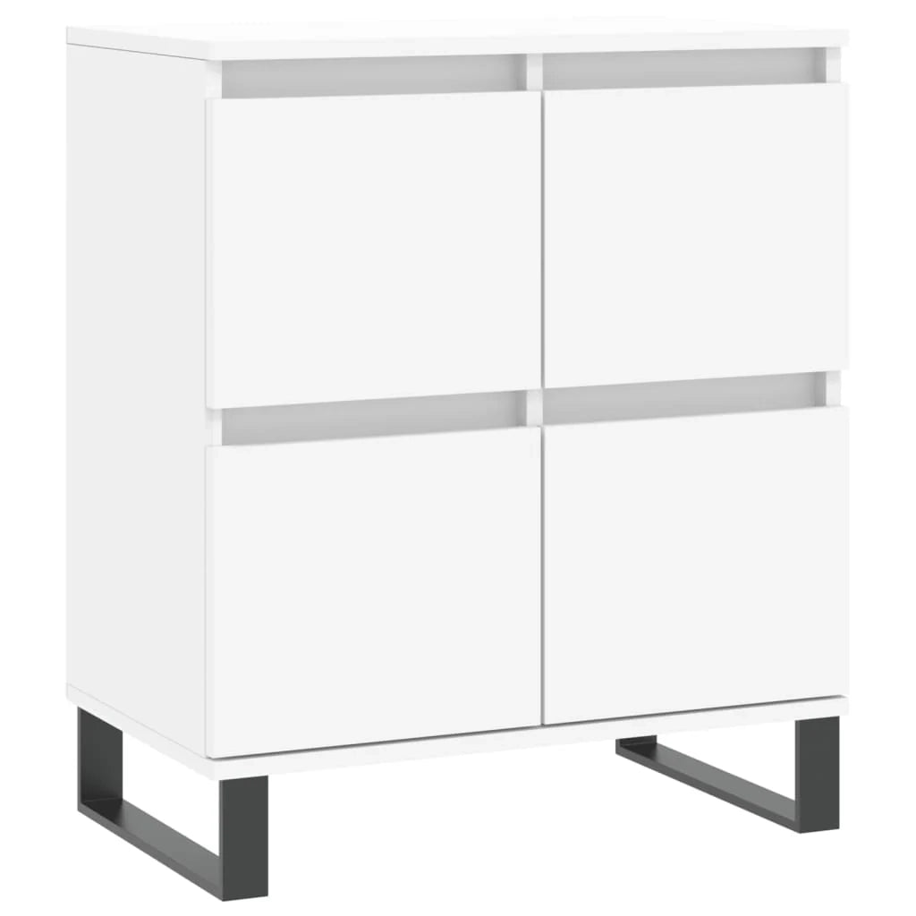 Buffet credenza cassettiera armadio mobile contenitore organizer per cucina soggiorno salotti 3 pezzi legno ingegnerizzato bianco 02_0037001