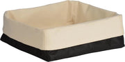 Bassa Cappa - Compacto e Stilistico - 1 pezzo - Nero/Crema - 15 x 26 x 23 cm