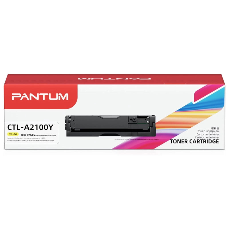 PANTUM CTL-A2100Y - TONER ORIGINALE - YELLOW - EFFICIENZA 1.000 PAG. x CM2100ADW (INCLUDE DRUM)