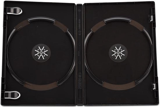 Confezioni per DVD 10 pezzi - Doppia protezione 14mm - Alta qualità - Coperture per DVD - Copertura per DVD - Copertura in plastica - Spedizione gratuita