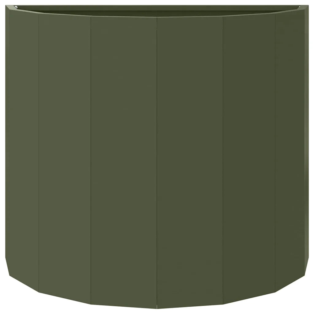 Fioriera Verde oliva 60 x 30 x 50 cm Acciaio 883720
