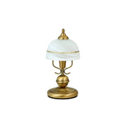 Lampada da tavolo classica vetro bronzo E14 Flossi 8812 Rabalux