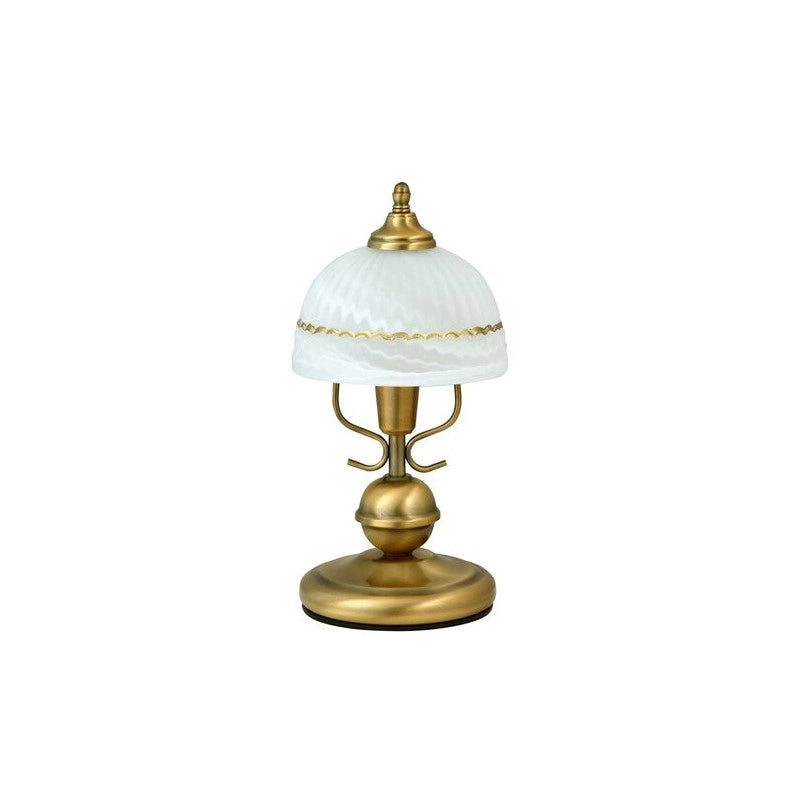 Lampada da tavolo classica vetro bronzo E14 Flossi 8812 Rabalux
