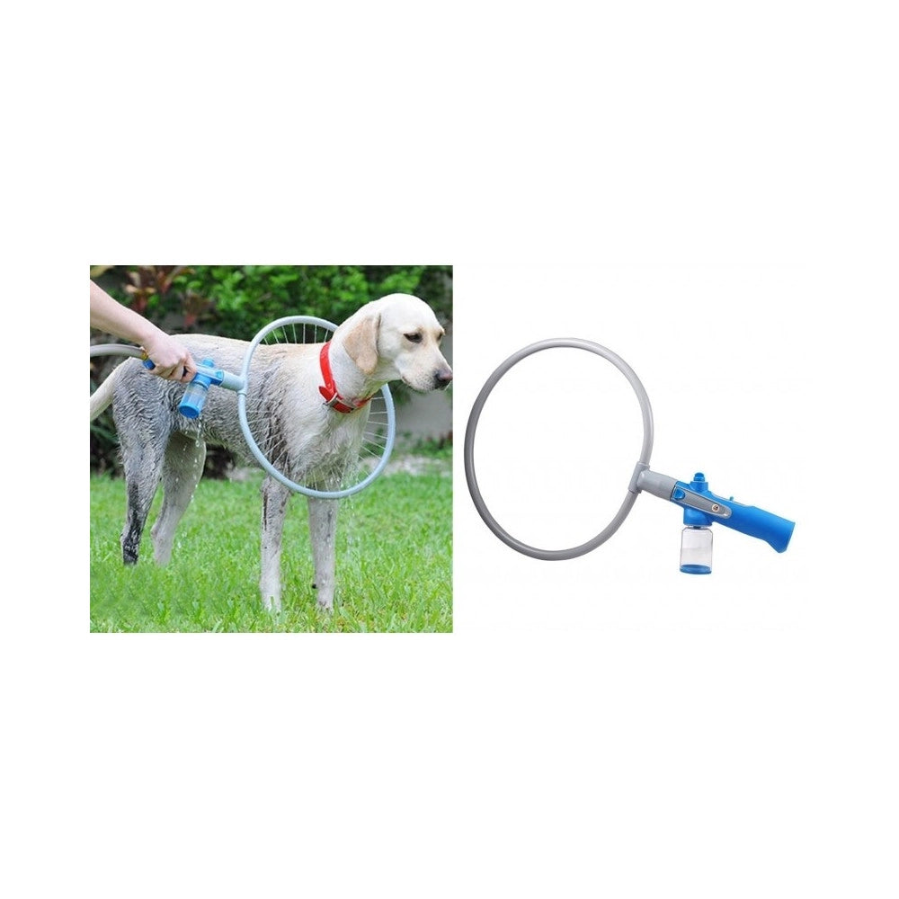 Trade Shop - Comfort Wash 360 Anello Medio Per Lavare Cane Gatto Animali Domestici Lavaggio -