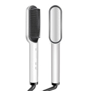Trade Shop - Spazzola Pettine Piastra Lisciante Elettrica Riscaldante Per Capelli 5 Temperature Styling -