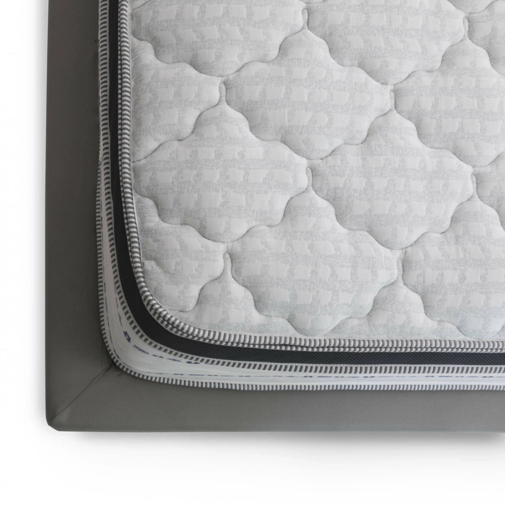 Materasso singolo Adrano, Sfoderabile in Memory Foam+Gel e Molle insacchettate, 100% Made in Italy, Antiacaro e Anallergico, cm 90x190 h27
