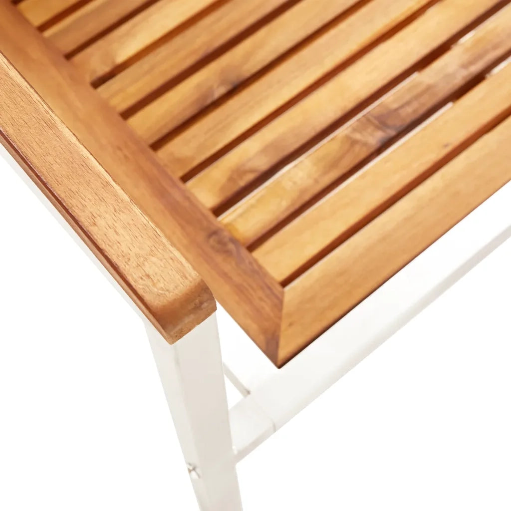 Sedie da Giardino con Cuscini 8 pz in Legno Massello di Acacia cod mxl 76311