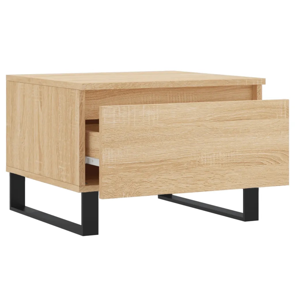 2 pz Tavolini salotto | Tavolino da caff¨¨ | Tavolino da Soggiorno Rovere Sonoma 50x46x35cm Legno Multistrato
