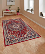 Tappeto ROYAL SHIRAZ 2082 ROSSO cm.140x210 arredo soggiorno salotto disegno moderno geometrico arredo casa
