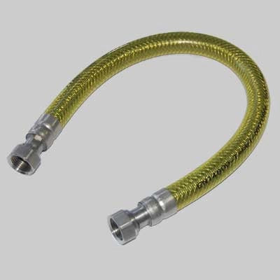 TUBO METALLICO FLESSIBILE CON RIVESTIMENTO  cm 75     MADE IN ITALY