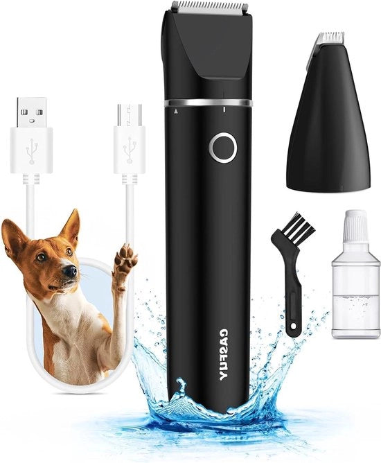 Taglia Capelli per Animali - Trimmer Senzafilamento con Doppie Lame per Cani e Gatti