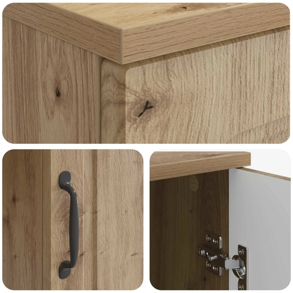 Scrivania con lo scaffale Rovere Artigianale 142,5 x 50 x 75 cm