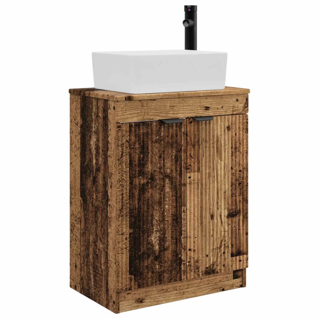 Mobile da bagno con lavabo Legno antico 54 x 35 x 83 cm
