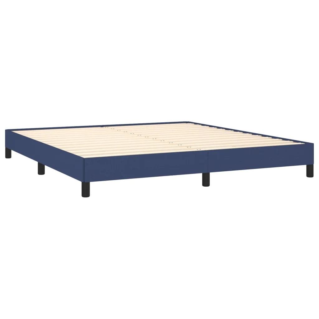 Giroletto senza Materasso Blu 160x200 cm in Tessuto 346734