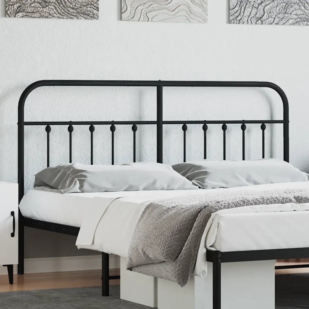 Testiera di Ricambio in Metallo Nero 160 cm 352613