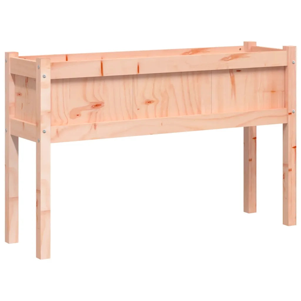 Fioriere da Giardino 2 pz con Gambe Legno Massello di Douglas 837571