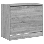 Scarpiera mobile contenitore per scarpe mobile per ingresso/corridoio/soggiorno design Sonoma 80 x 42 x 69 cm legno ingegnerizzato grigio 02_0022104