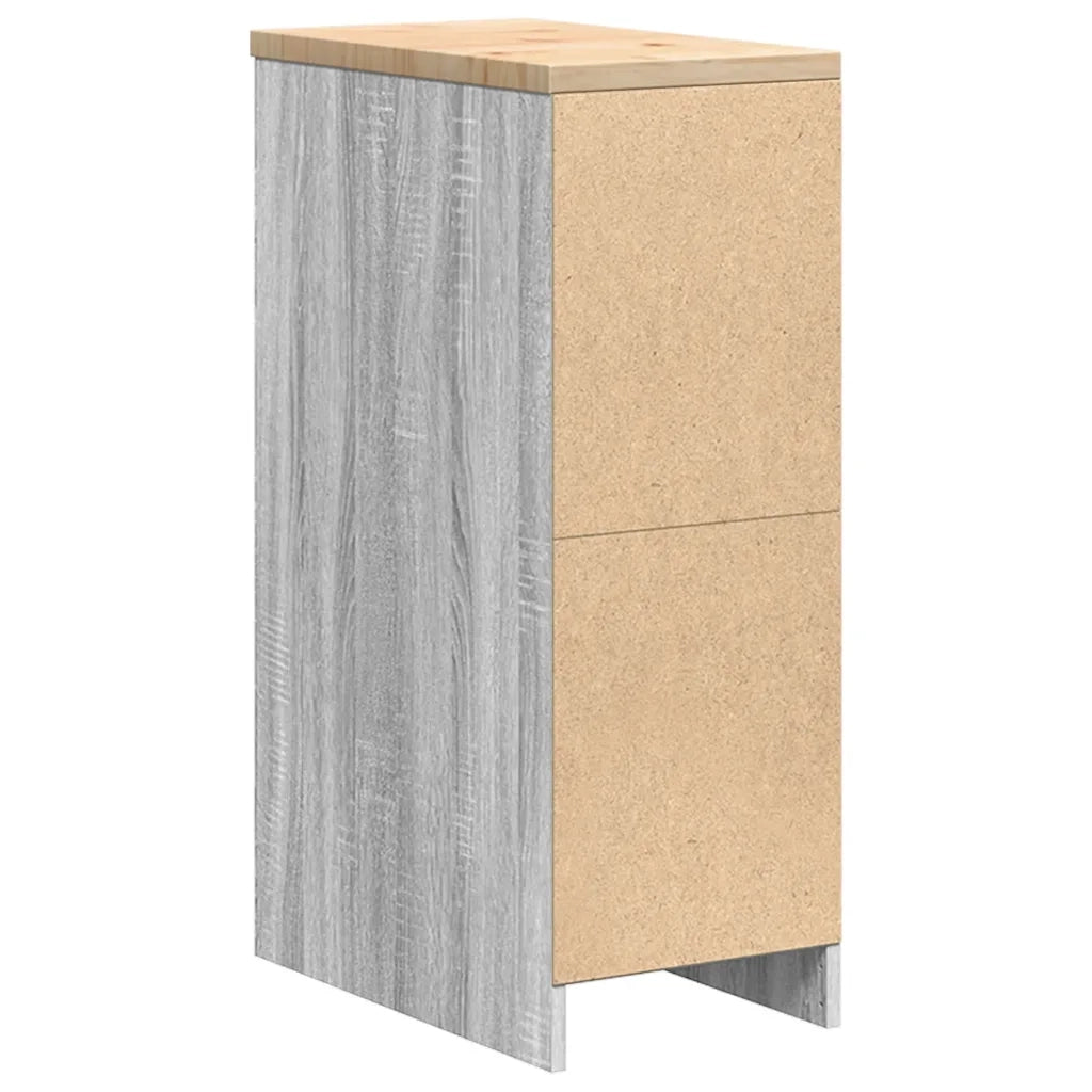 Armadietto da Garage Grigio Sonoma 30x51x85 cm CFW4090134