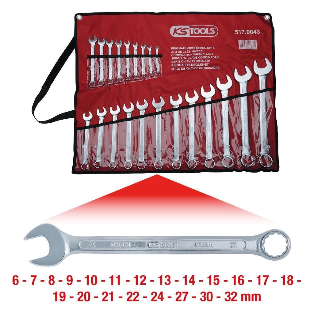 KS Tools 517.0043 chiave inglese manuale & set