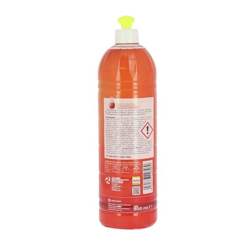 MAURY'S LIQUIDO PER PIATTI 900ML IGIENIZZANTE AL PROFUMO DI ACETO