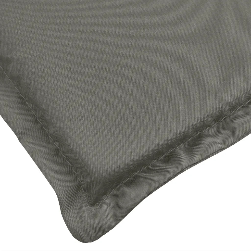 Cuscini Panca Giardino 2 pz-Set di 2 Cuscini per panchina da esterno Grigio Scuro M¨¦lange 200x50x7 cm