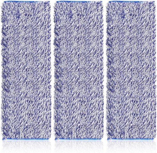 3 Microfibre Pannelli per Asciugapavimento - Lavabile e Riciclabile per Parquet e Pavimenti Resistenti