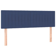 Testiera | Testata Blu 144x5x78/88 cm in Tessuto